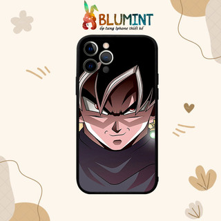 Ốp lưng iphone silicon chống bẩn Dragon Ball Songoku Black cho Iphone 5 6 7 8 Plus 11 12 Pro Max X Xr BLUGOK0001