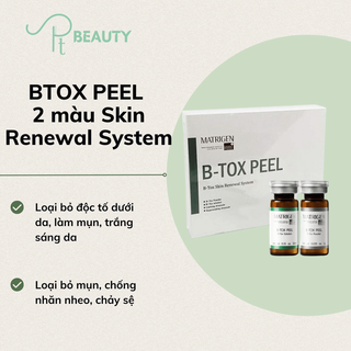 Thay da sinh học BTOX PEEL 2 màu Skin Renewal System (1 cặp)
