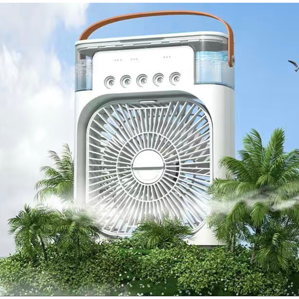 Quạt Điều Hòa Phun Sương Có Thể Xoay 360 Độ Hàng Chính Hãng Bảo Hành 12 Tháng