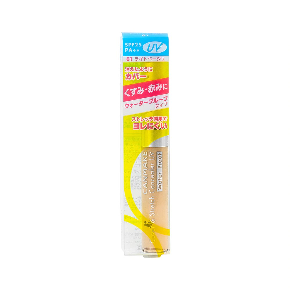 Kem Che Khuyết Điểm Chống Nắng Canmake Cover &amp; Stretch Concealer UV 7,5g Nhật Bản