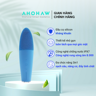 Máy Rửa Mặt Sóng Âm AHOHWA Sonic Facial Cleansing Brush