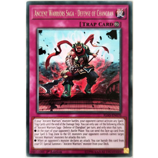 [Thẻ Yugioh] Ancient Warriors Saga - Defense of Changban |EN| Rare