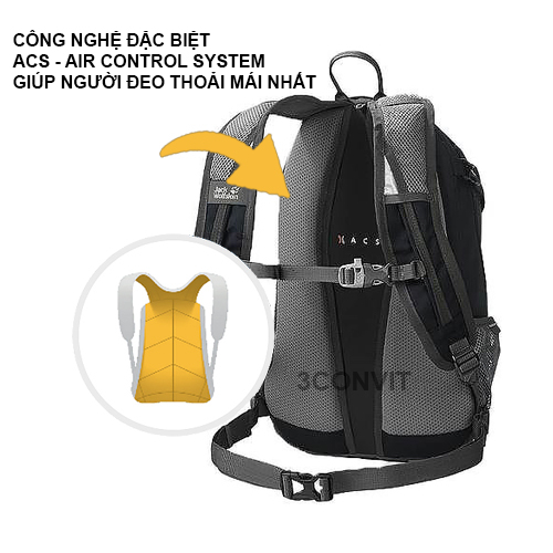 Balo Jack Wolfkins 12L