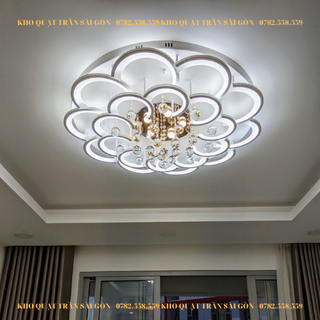 Đèn ốp trần , đèn trần led 20 cánh mai 3 chế độ sáng thiết kế trang trí phòng