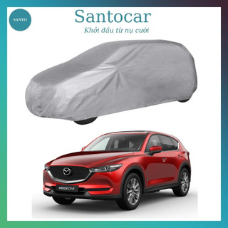 Bạt phủ xe ô tô Mazda Cx5 , bạt trùm xe Cx5, bạt che nắng xe ô tô vải dù - Santocar