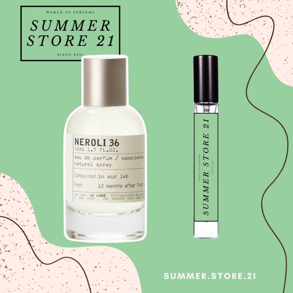 Nước hoa 𝗟𝗘 𝗟𝗔𝗕𝗢 Neroli 36 - 5𝘮𝘭/10𝘮𝘭