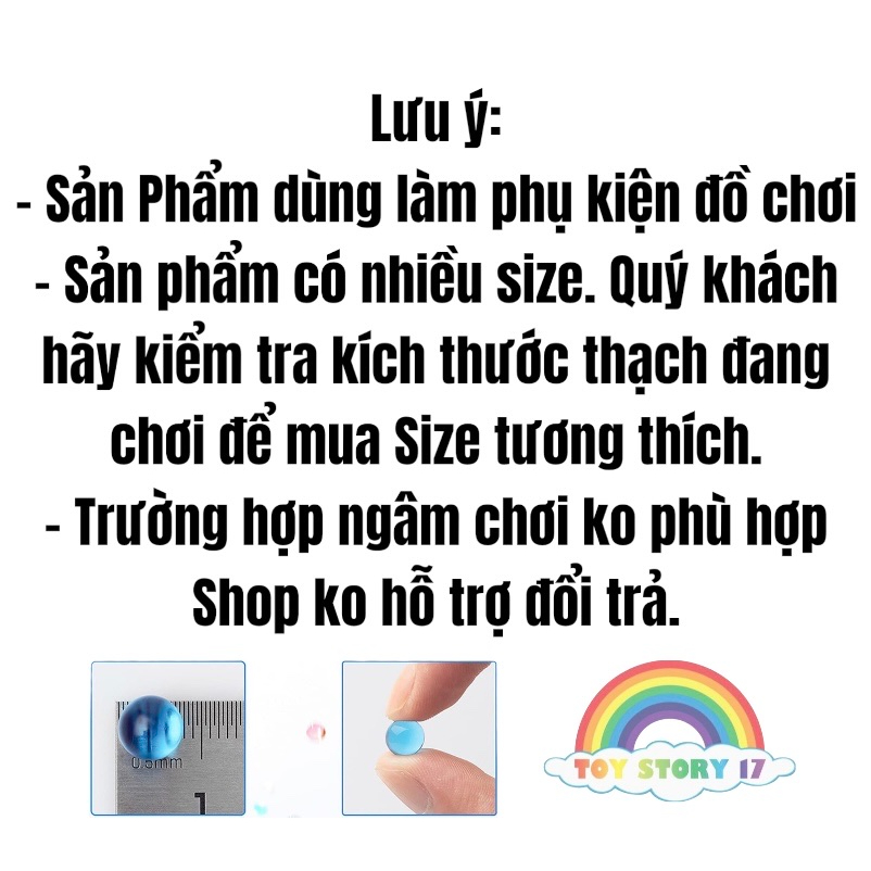 Gói Thạch Nở - Hạt Nở - Đan Thạch Hữu Cơ - Đẹp Và Dai Chuyên Dùng Cho Đồ Chơi