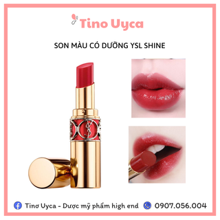 [TINO UYCA] Son màu có dưỡng YSL SHINE, siêu sang chảnh, xịn xò nhà YSL
