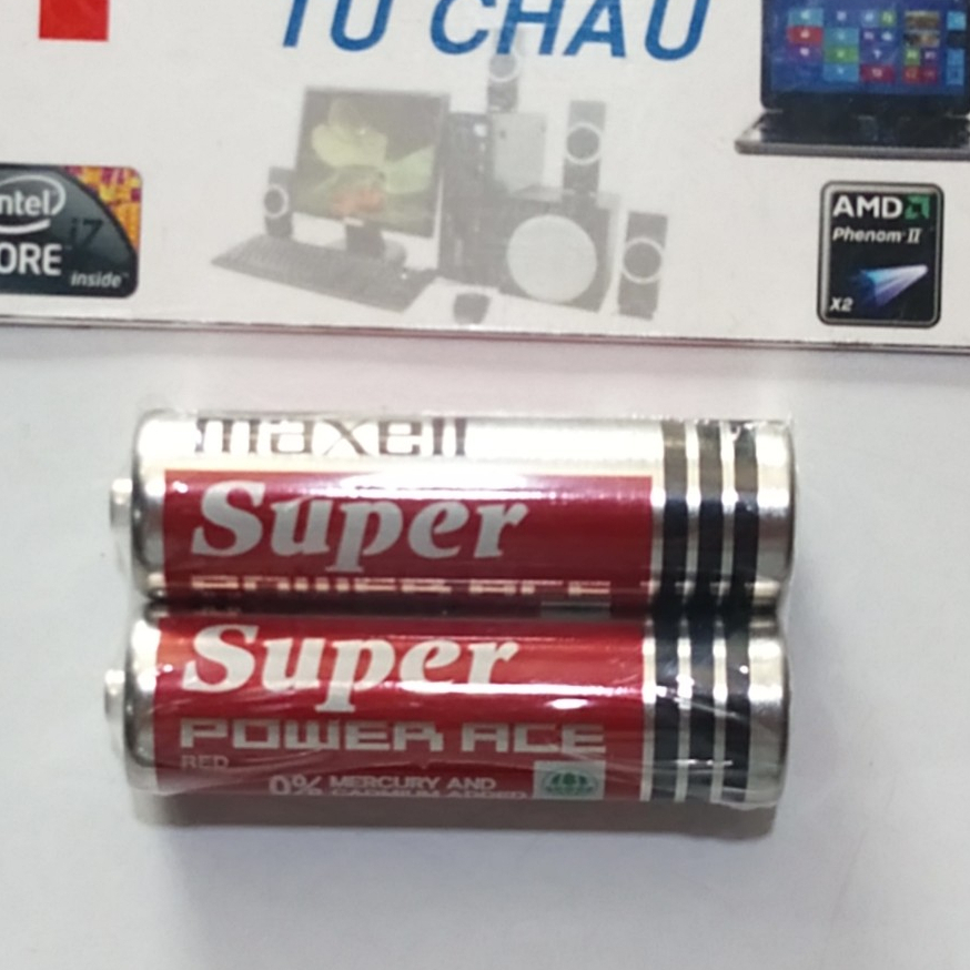 Pin AA Maxell AA - 1.5V ((2A) AA / 1.5V - R6P(AR) / SUM-3) - Chính hãng: 2 Viên (Cặp)