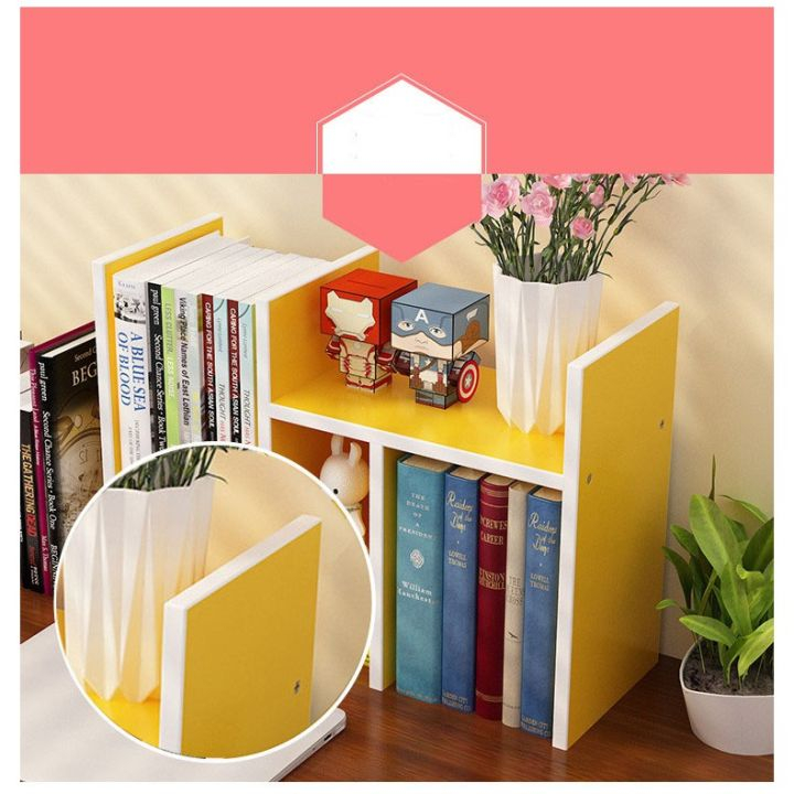Kệ sách để bàn 5 ô đa năng bằng gỗ MDF cao cấp loại dày