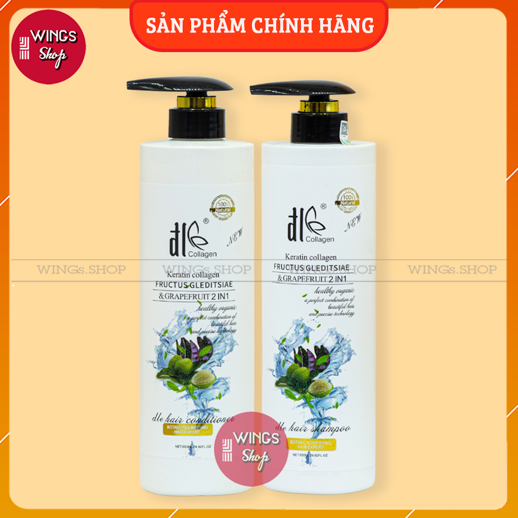 Cặp Dầu Gội Xả Bưởi Trắng 850ML | Giảm Rụng Tóc, Phục Hồi Tóc Hư Tổn