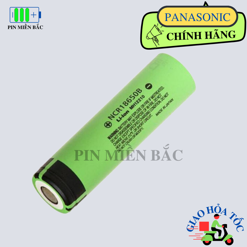 Pin Sạc Li-ion NCR 18650 Panasonic 3.7V 3400mAh Lion hàng cao cấp,