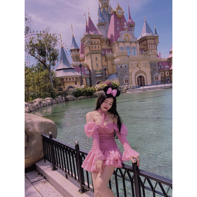 Đầm nhún bèo tiểu thư Milinaa Clothing