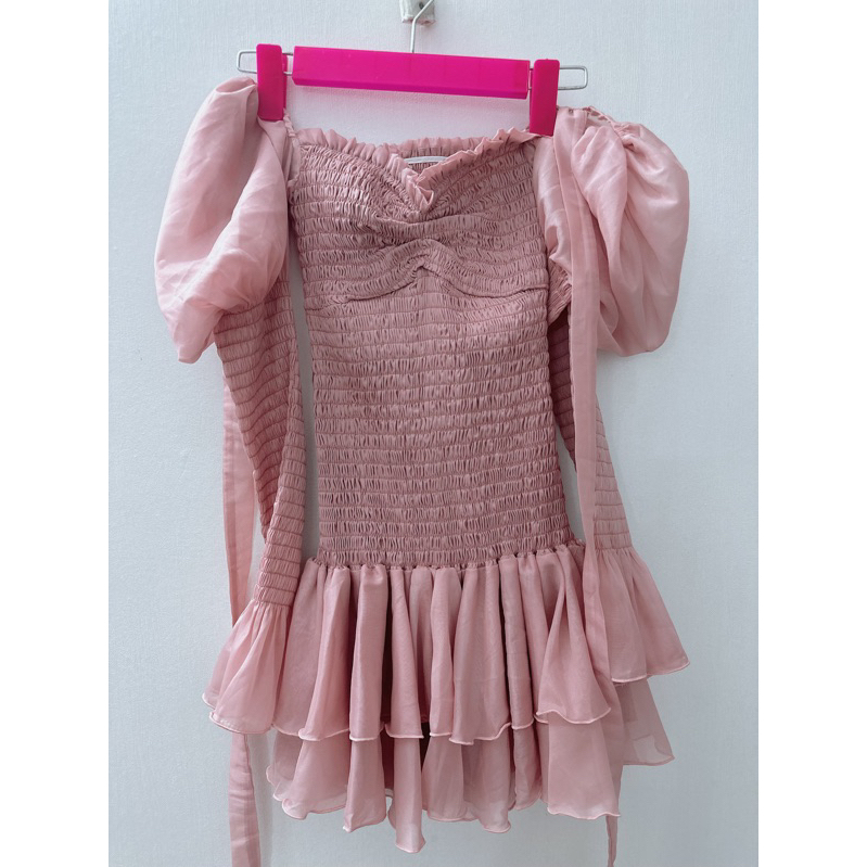 Đầm nhún bèo tiểu thư Milinaa Clothing