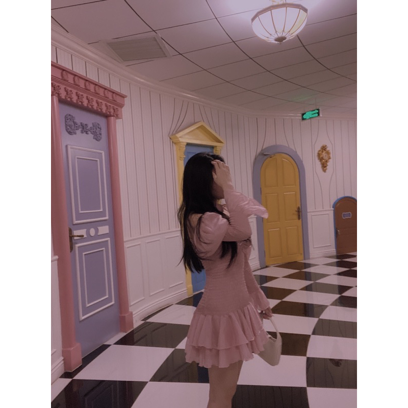 Đầm nhún bèo tiểu thư Milinaa Clothing