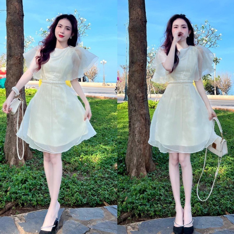 Đầm váy nữ voan tơ đính cườm bồng bềnh siêu xinh với tone màu nhẹ nhàng dành cho các nàng yêu Vip 194
