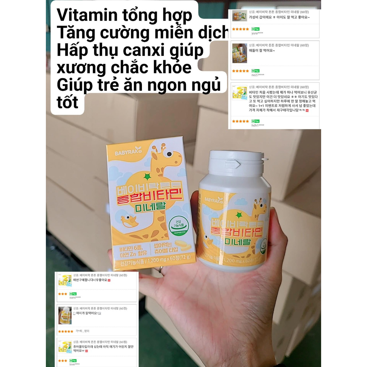 Vitamin Canxi cho trẻ thực phẩm Premium Kids Multivitamin Mineral hỗ trợ phát triển chiều cao hiệu quả