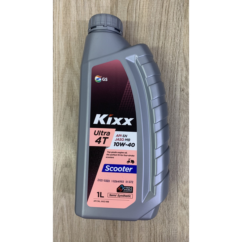 Nhớt xe máy, nhớt xe ga Kixx Ultra Scooter 10W40 API SN 800ml/1L
