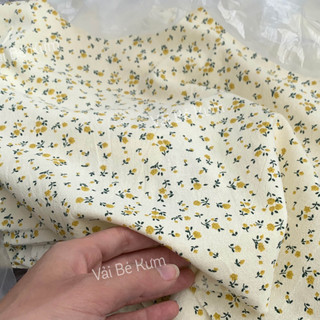 Vải thô đũi cara may đồ cho bé 100% cotton