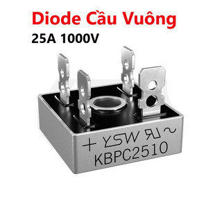 Diode Cầu Vuông 25A 1000V KBPC2510