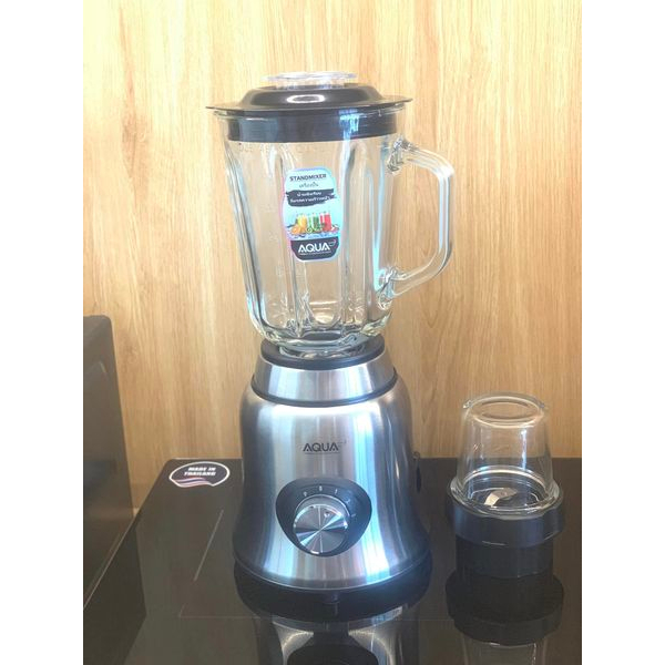 Máy xay sinh tố 2 cối AQUA  Thailand Thiết kế thân máy bằng thép không rỉ Công suất mạnh mẽ 450W