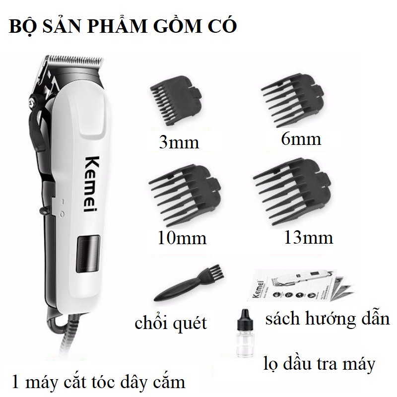 Tông Đơ Cắt Tóc Chuyên Nghiệp Kemei