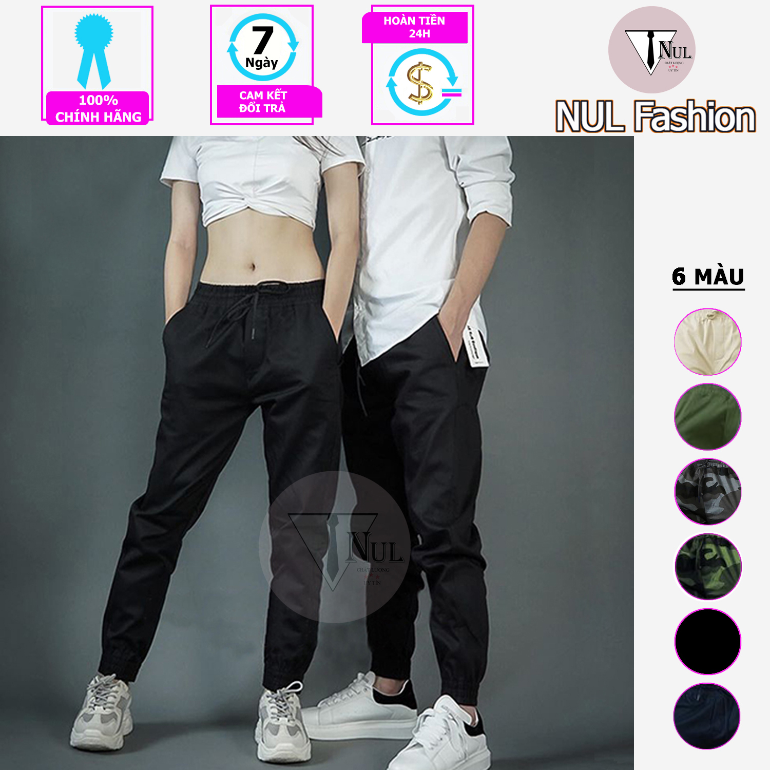 Quần jogger, quần thể thao nao đẹp, chất vải kaki mềm mịn, kiểu dáng thể thao mặc thoải mái tôn dáng người mặc