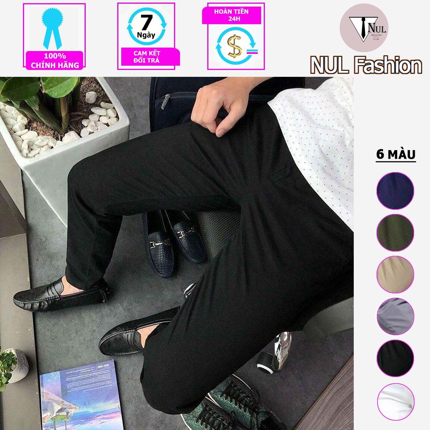 Quần kaki, quần kaki nam đẹp, chất liệu kaki mềm mịn, dày dặn, co giãn tốt, mặc cực kỳ thoải mái