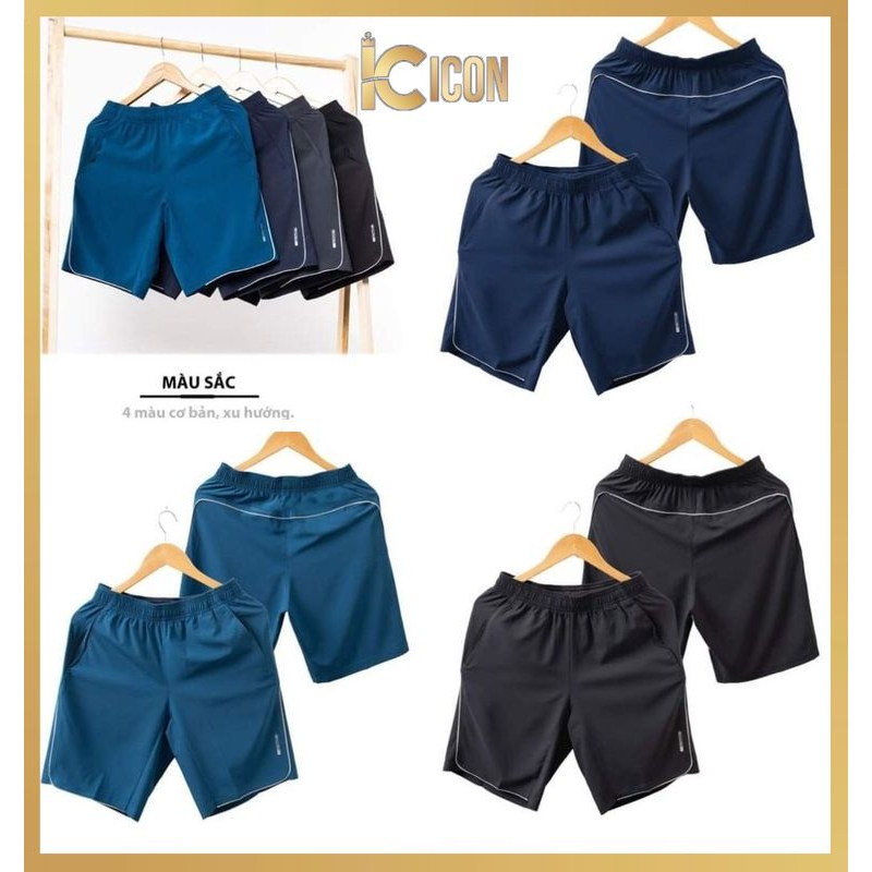 Combo 3 quần đùi gió 5S nam trẻ trung thoáng mát vận động thoải mái QD01- ICON