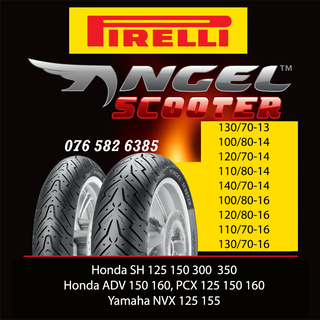 Vỏ lốp xe Pirelli Angel Scooter cho Honda SH, ADV, NVX, PCX, Vario 150, Airblade 150... vỏ ko ruột - giá 1 cái
