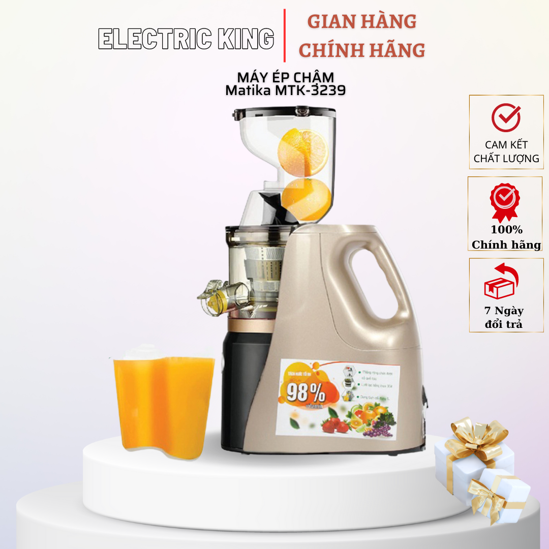 Máy Ép Chậm Hoa Quả Trái cây MATIKA 1L 150W MTK-3239