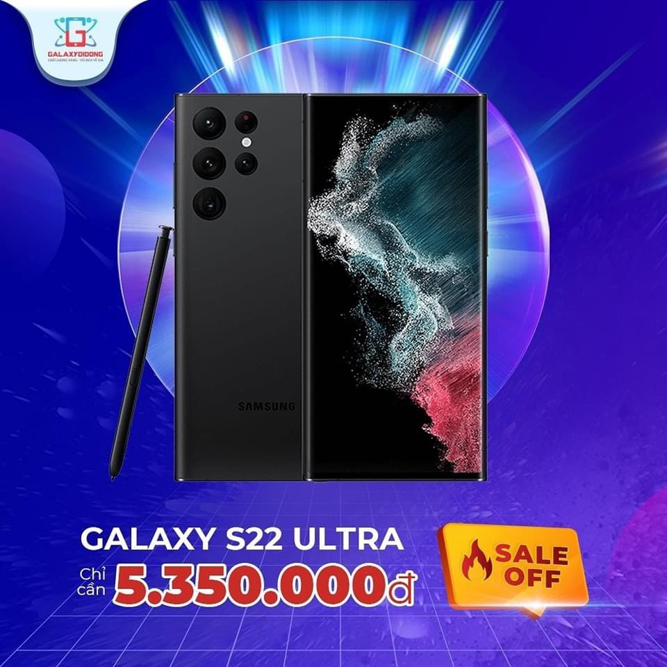Điện Thoại Samsung Galaxy S22 Ultra Bộ Nhớ 512G Fullbox Nguyên Seal Hàng Chính Hãng