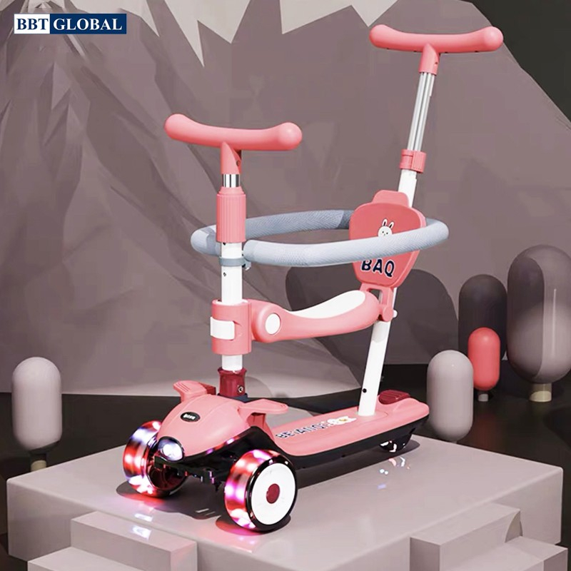 Xe trượt scooter 3in1 cho bé có tay đẩy SK1311