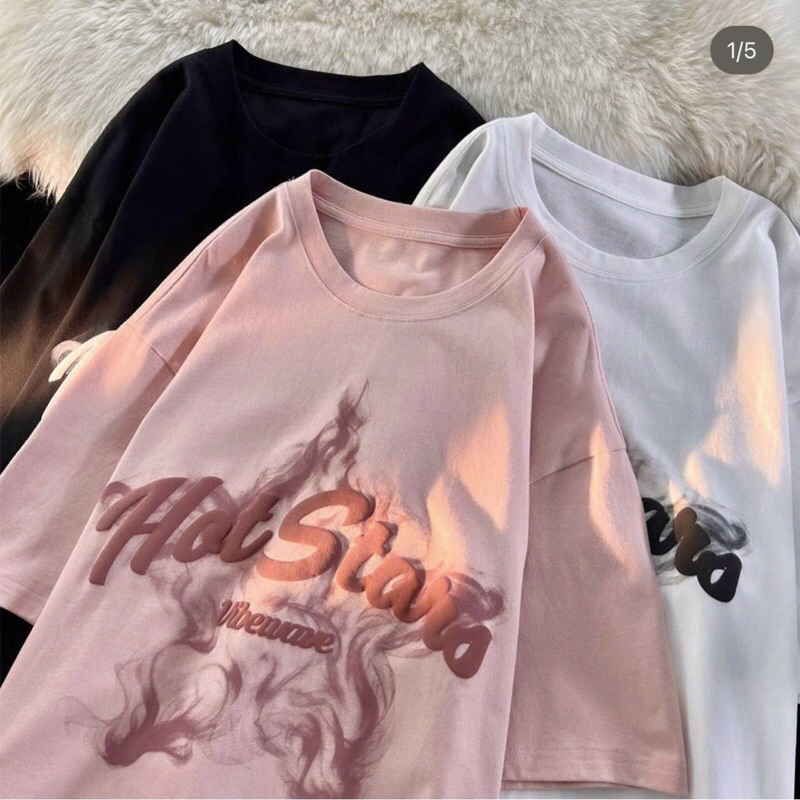 👉🏽Sỉ 5sp bất kì ‼️ÁO THUN TAY LỠ FORM RỘNG 💰Giá 65k 🔜Freesize 🤫Giá giảm theo số lượng