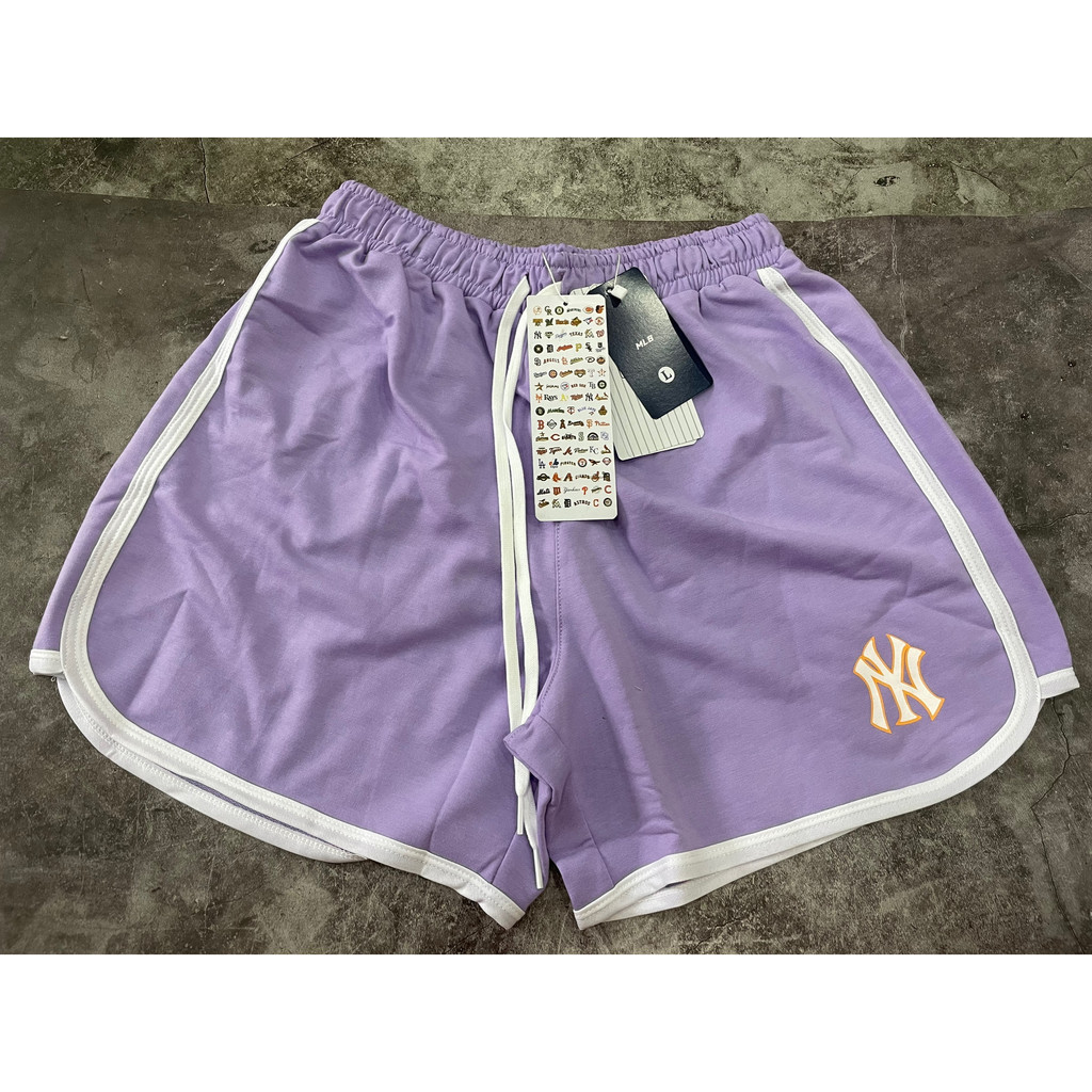 Quần Short Chất Nỉ Da Cá NY Mlb