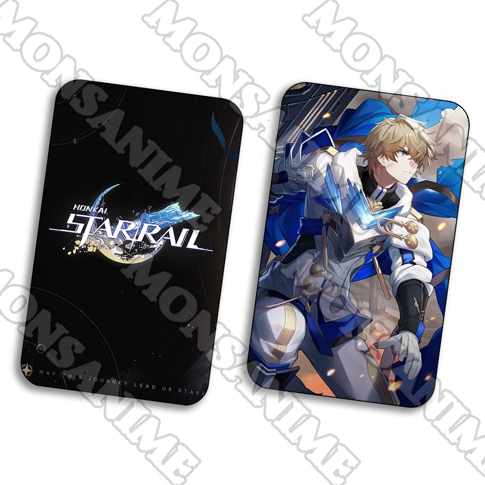 Ảnh card bo góc in hình HONKAI IMPACT STAR RAIL ver NÓN ÁNH SÁNG game thẻ bo viền 5*8cm anime chibi xinh xắn