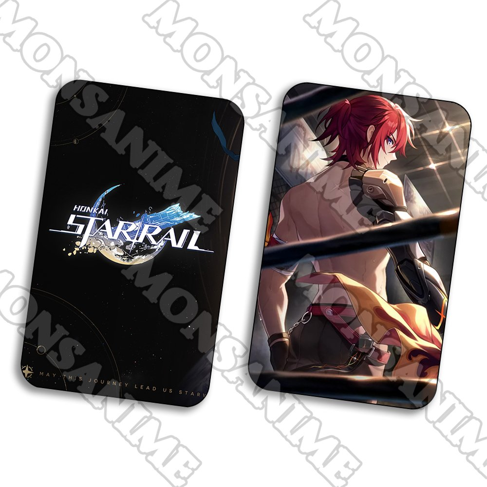 Ảnh card bo góc in hình HONKAI IMPACT STAR RAIL ver NÓN ÁNH SÁNG game thẻ bo viền 5*8cm anime chibi xinh xắn