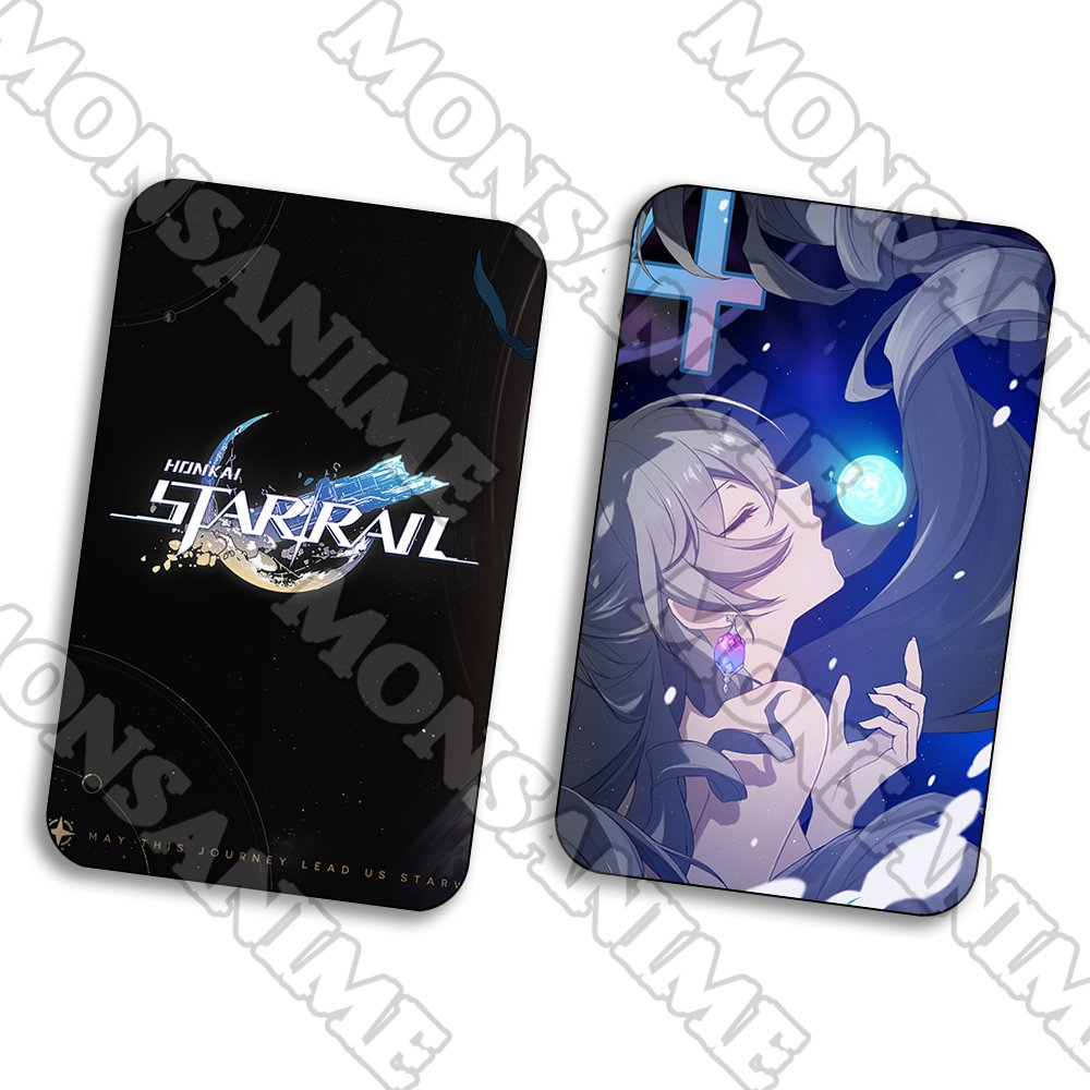 Ảnh card bo góc in hình HONKAI IMPACT STAR RAIL ver TINH CẦU game thẻ bo viền 5*8cm anime chibi xinh xắn