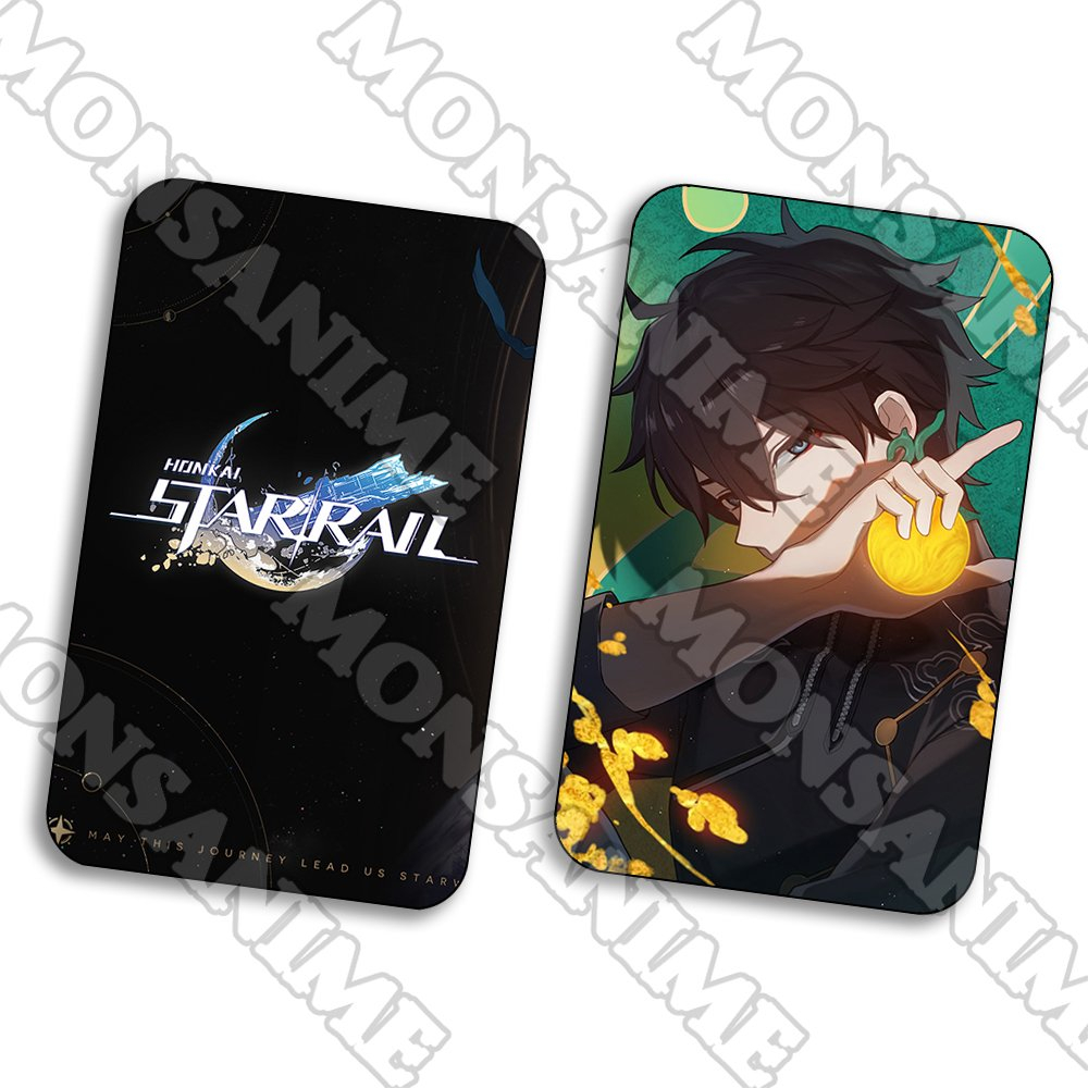 Ảnh card bo góc in hình HONKAI IMPACT STAR RAIL ver TINH CẦU game thẻ bo viền 5*8cm anime chibi xinh xắn
