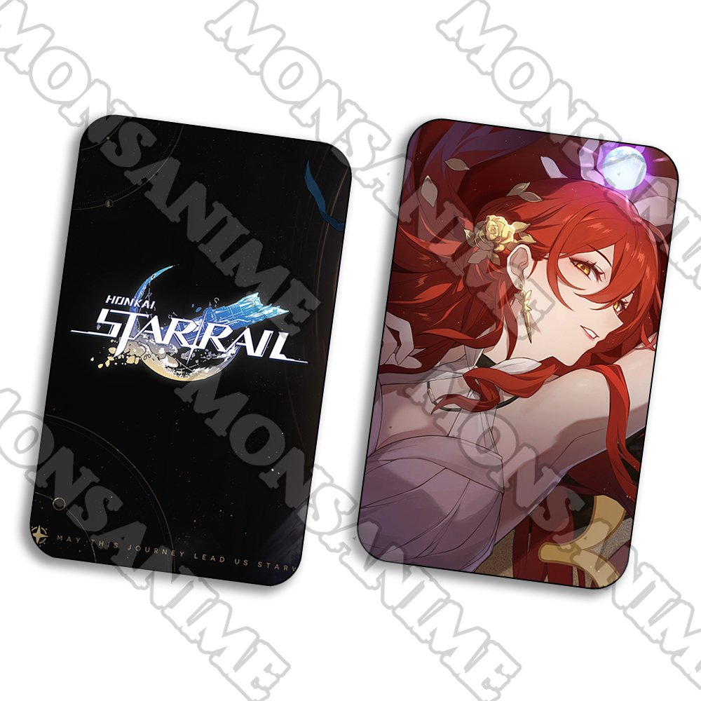 Ảnh card bo góc in hình HONKAI IMPACT STAR RAIL ver TINH CẦU game thẻ bo viền 5*8cm anime chibi xinh xắn