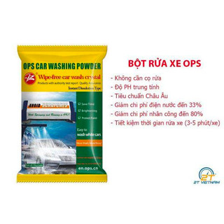 Bột rửa xe mytools89 không chạm OPS túi màu vàng