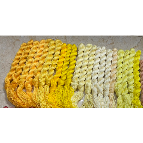 M16- Chỉ thêu Tay (chỉ thêu cotton - Chỉ Thô) sét 350m