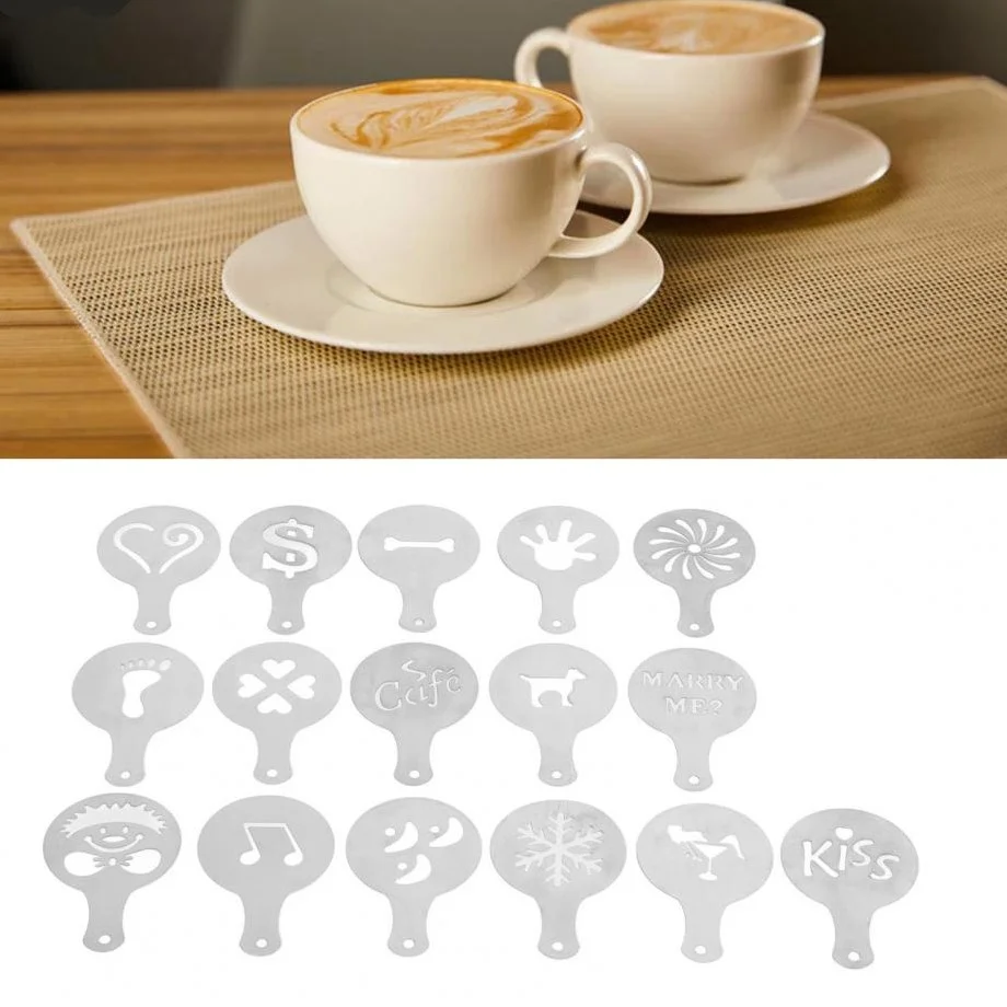 Bộ 16 khuôn rắc bột cacao