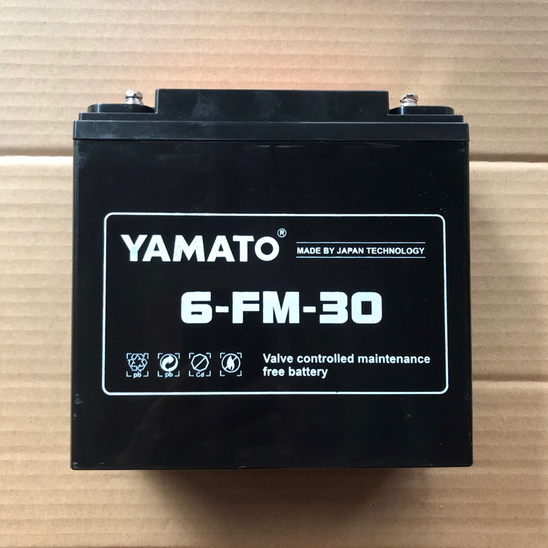 Ắc quy Yamto 12v30Ah Xe máy điện, loa kéo, năng lượng mặt trời
