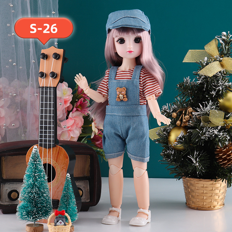 Búp Bê Barbie 1/6 Cao 30cm 22 Khớp Váy Hoa Dễ Thương