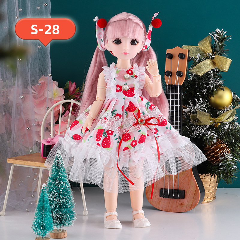 Búp Bê Barbie 1/6 Cao 30cm 22 Khớp Váy Hoa Dễ Thương