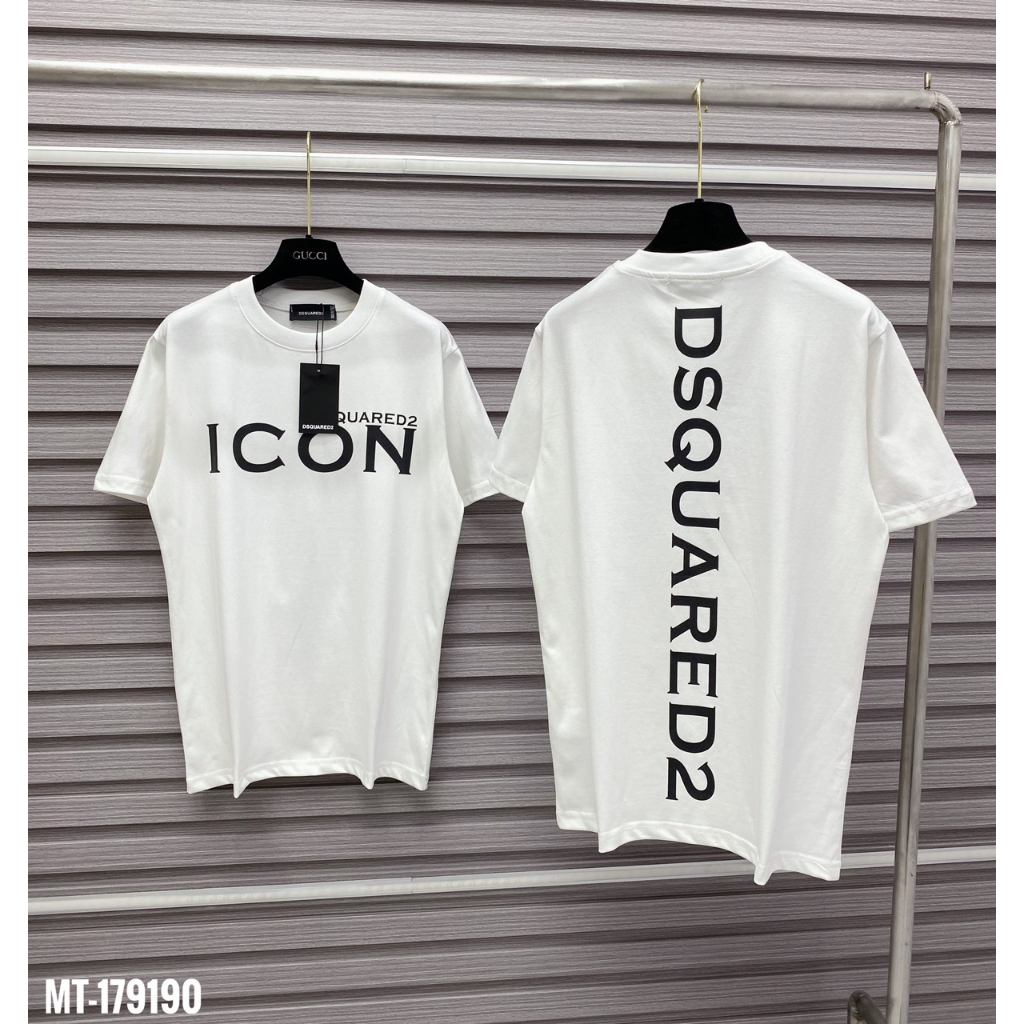 Áo Phông Nam Nữ ICON_DSQUARED2 Phiên Bản Hoạ Tiết Dọc Sau Lưng Áo. Áo Thun DSQ2 Unisex Form Rộng Hàng Siêu Cấp New 2023 | BigBuy360 - bigbuy360.vn
