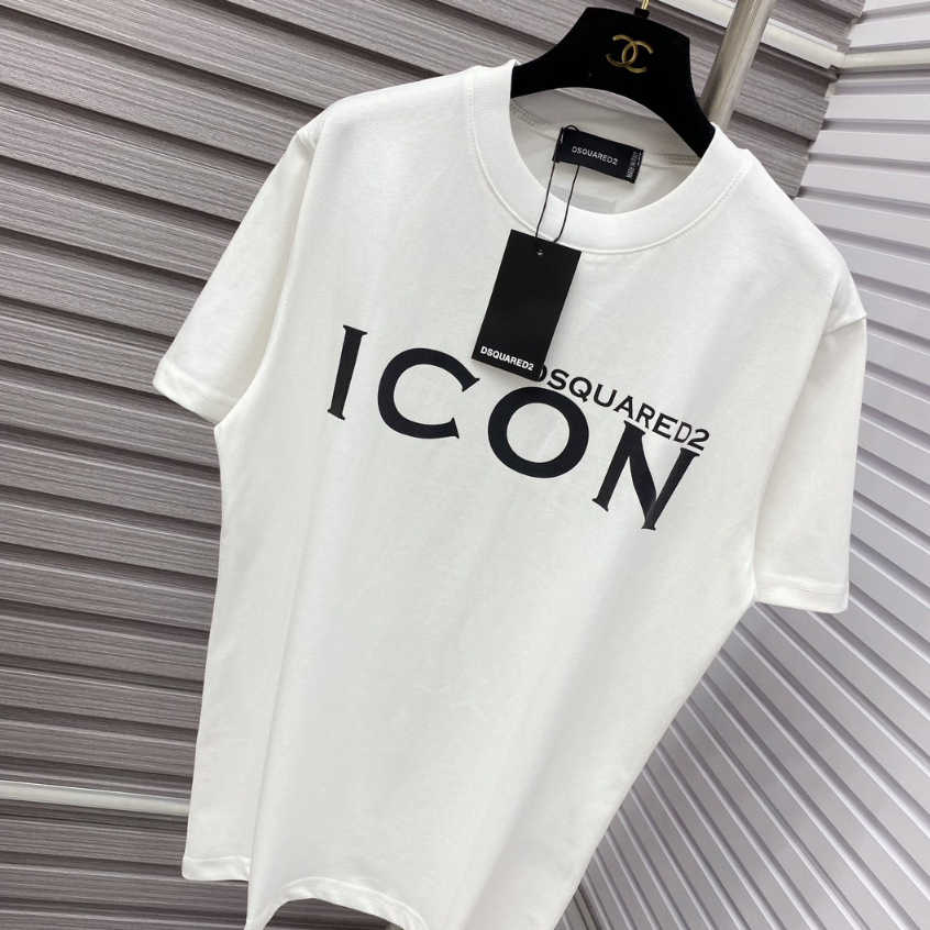 Áo Phông Nam Nữ ICON_DSQUARED2 Phiên Bản Hoạ Tiết Dọc Sau Lưng Áo. Áo Thun DSQ2 Unisex Form Rộng Hàng Siêu Cấp New 2023 | BigBuy360 - bigbuy360.vn