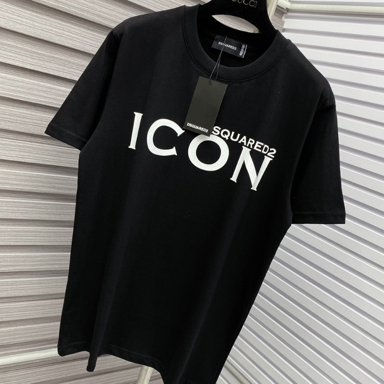 Áo Phông Nam Nữ ICON_DSQUARED2 Phiên Bản Hoạ Tiết Dọc Sau Lưng Áo. Áo Thun DSQ2 Unisex Form Rộng Hàng Siêu Cấp New 2023 | BigBuy360 - bigbuy360.vn