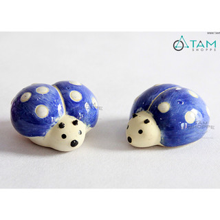 Tượng con bọ cánh cam gốm chấm bi tcv-bcc-01_tan
